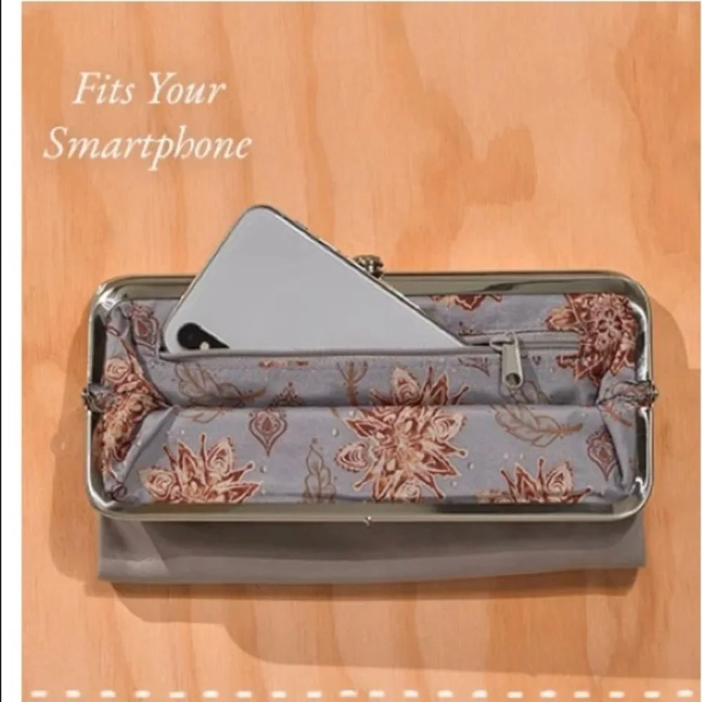 🌀🌀  SOLD 🌀🌀 NWT HOBO Lauren wallet/clutch. Color Honeycomb. Leather. - Picture 13 of 13